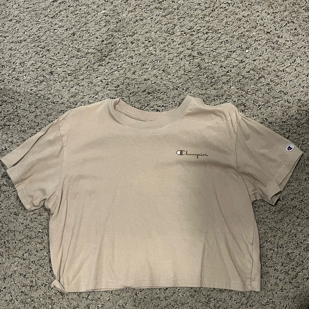 Champion Women's Tan Crop Top